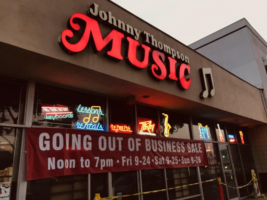 Local Store “Johnny Thompson Music” Plays its Last Number