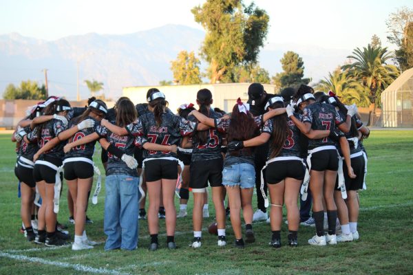 Varsity Girls Flag Football Celebrates Senior Night
