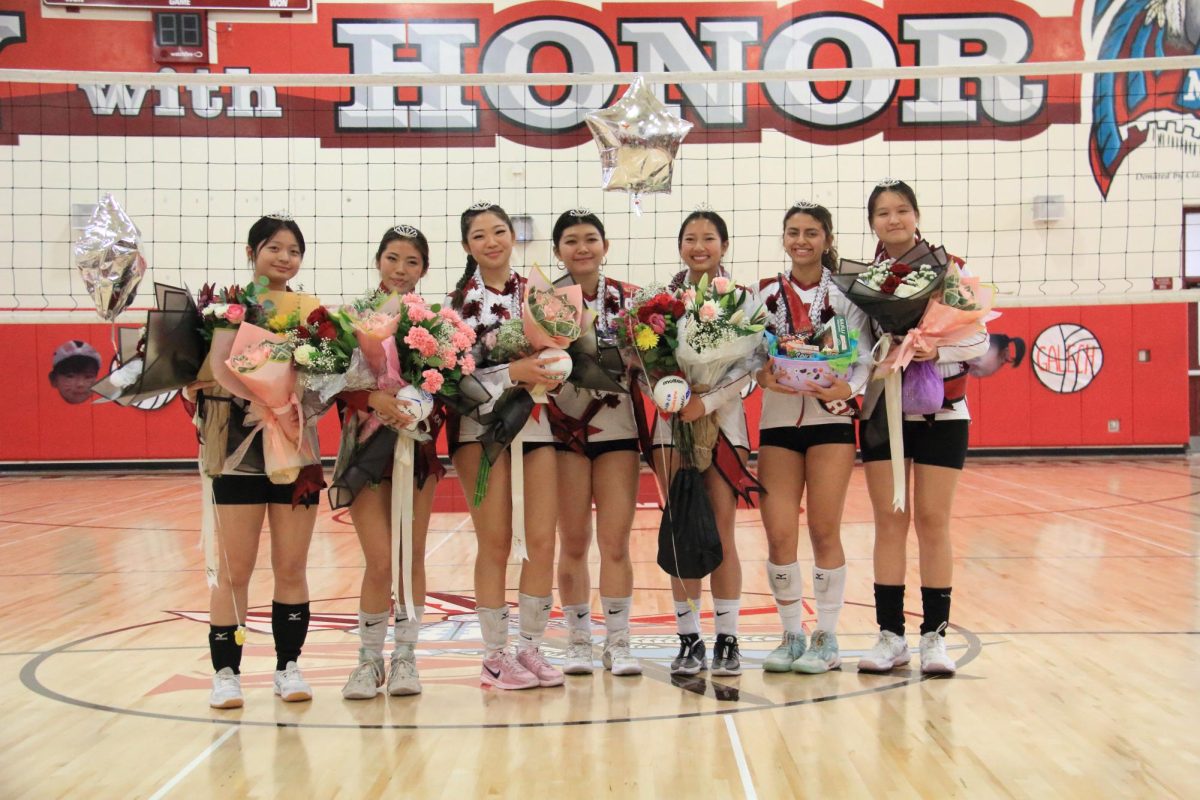 Girl's Volleyball Celebrates Senior Night